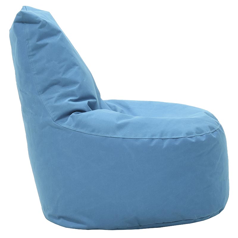 Puf bean bag, impermeabil, Diverse culori, 65x65 cm - Albastru Deschis