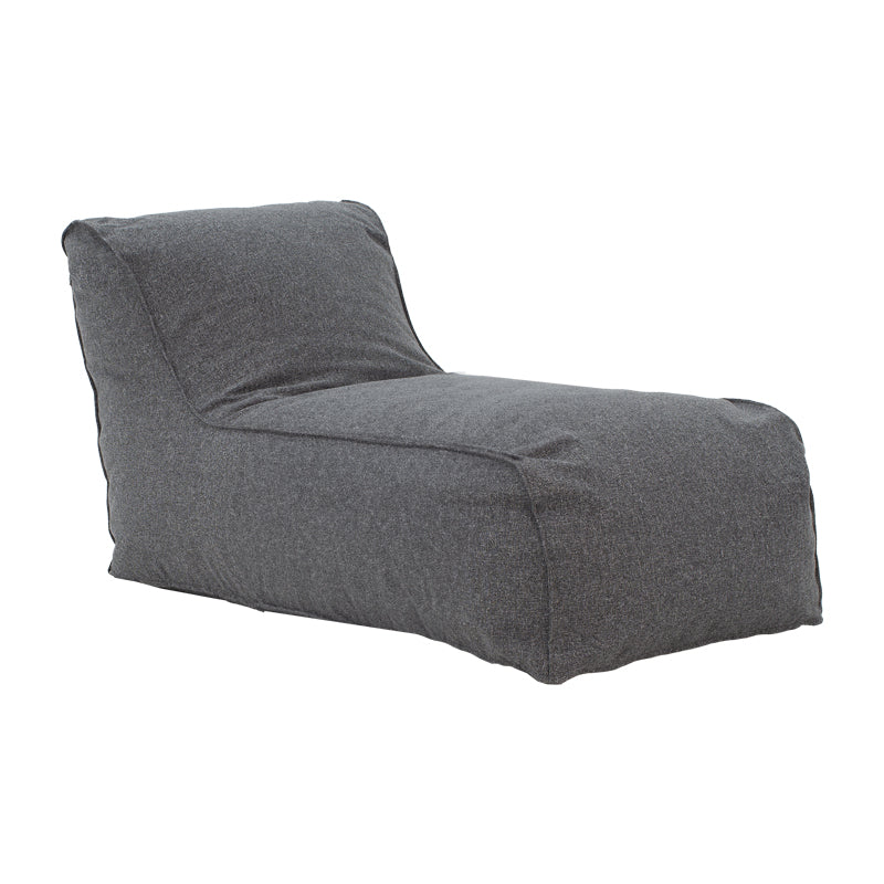 Puf Lara 100% impermeabil, Gri inchis, 150x60x40 cm