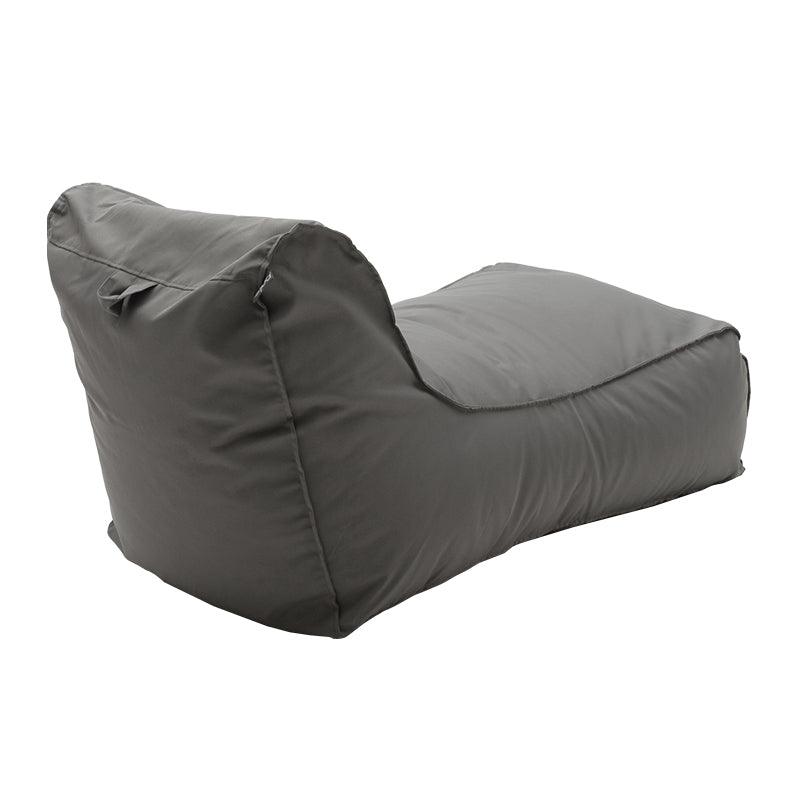 Puf Lara 100% impermeabil, Gri inchis, 150x60x40 cm