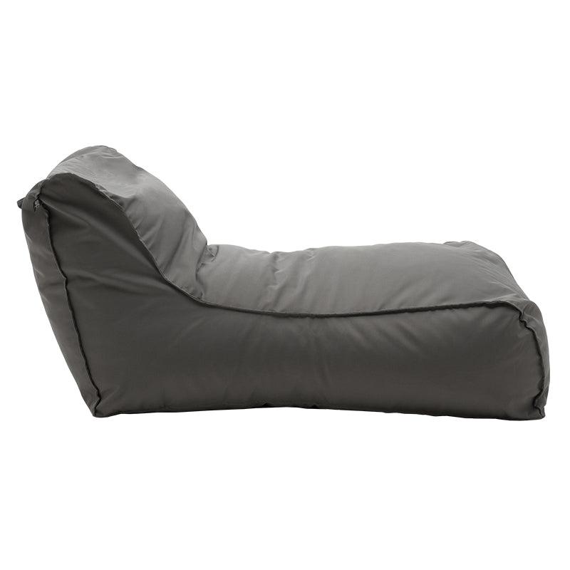 Puf Lara 100% impermeabil, Gri inchis, 150x60x40 cm