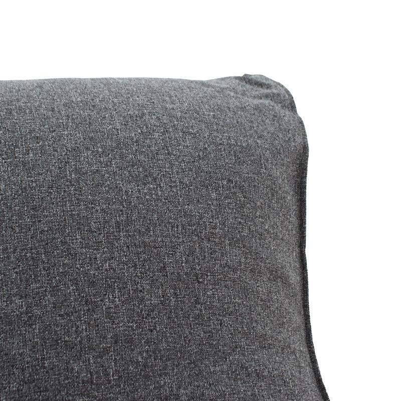 Puf Lara 100% impermeabil, Gri inchis, 150x60x40 cm