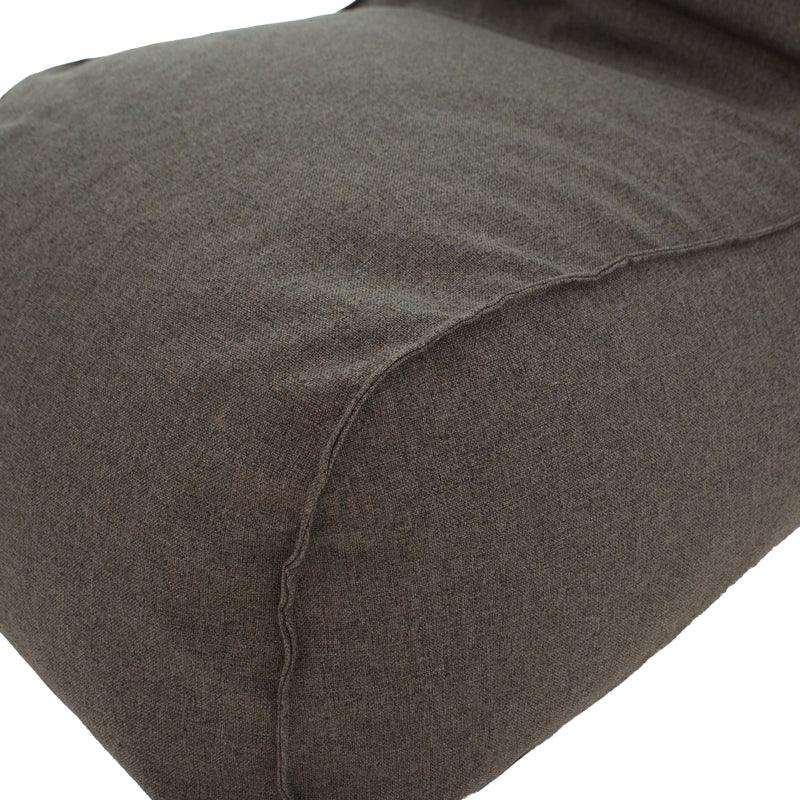 Puf Lara 100% impermeabil, Gri inchis, 150x60x40 cm