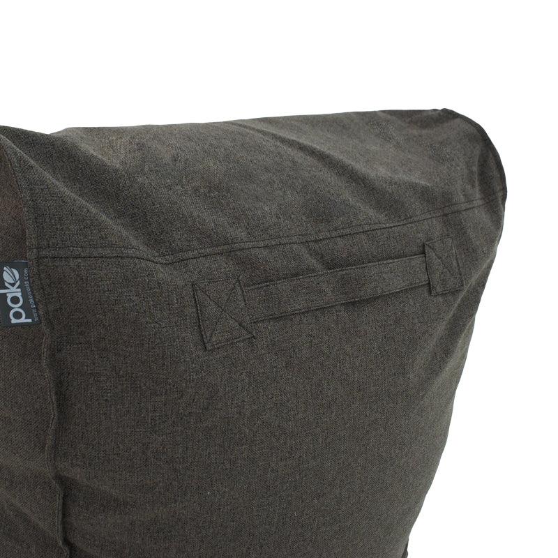 Puf Lara 100% impermeabil, Gri inchis, 150x60x40 cm