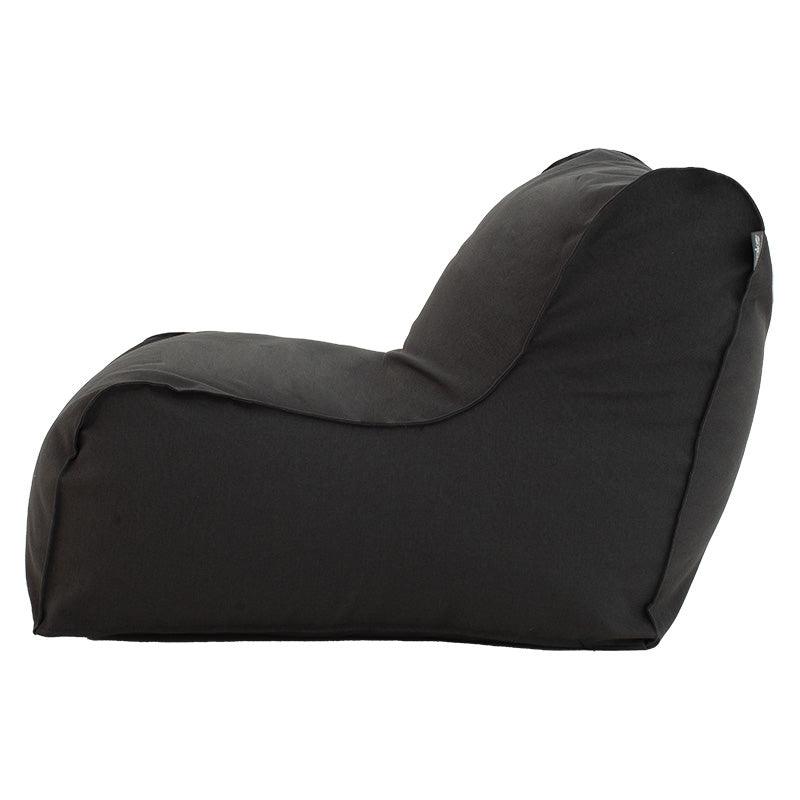 Puf Lara 100% impermeabil, Gri inchis, 150x60x40 cm