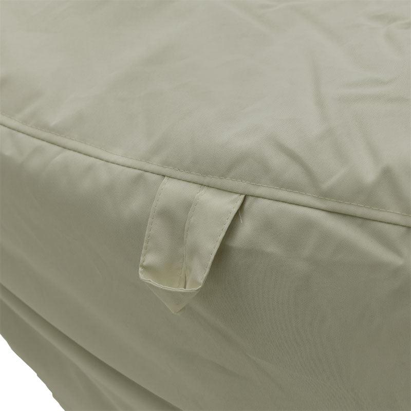 Puf Leandro impermeabil, 110x105x60 cm - Gri