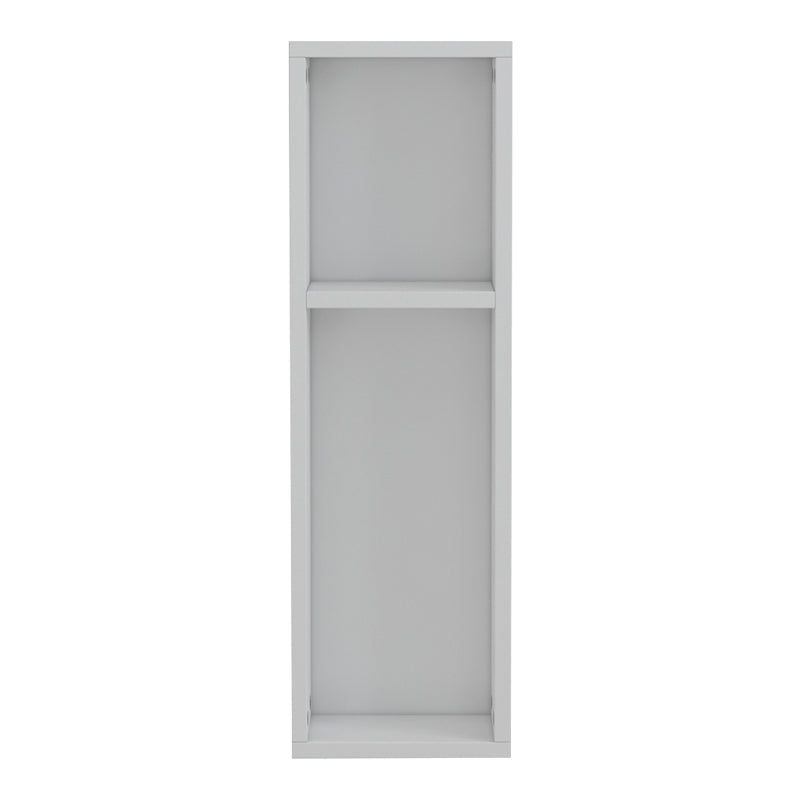 Racks Raft de perete-noptiera, alb, 20x15x65 cm
