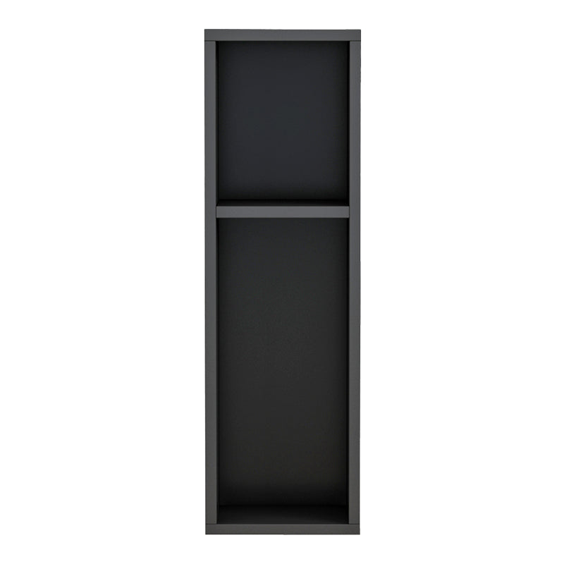 Racks Raft de perete-noptiera, Gri, 20x15x65 cm