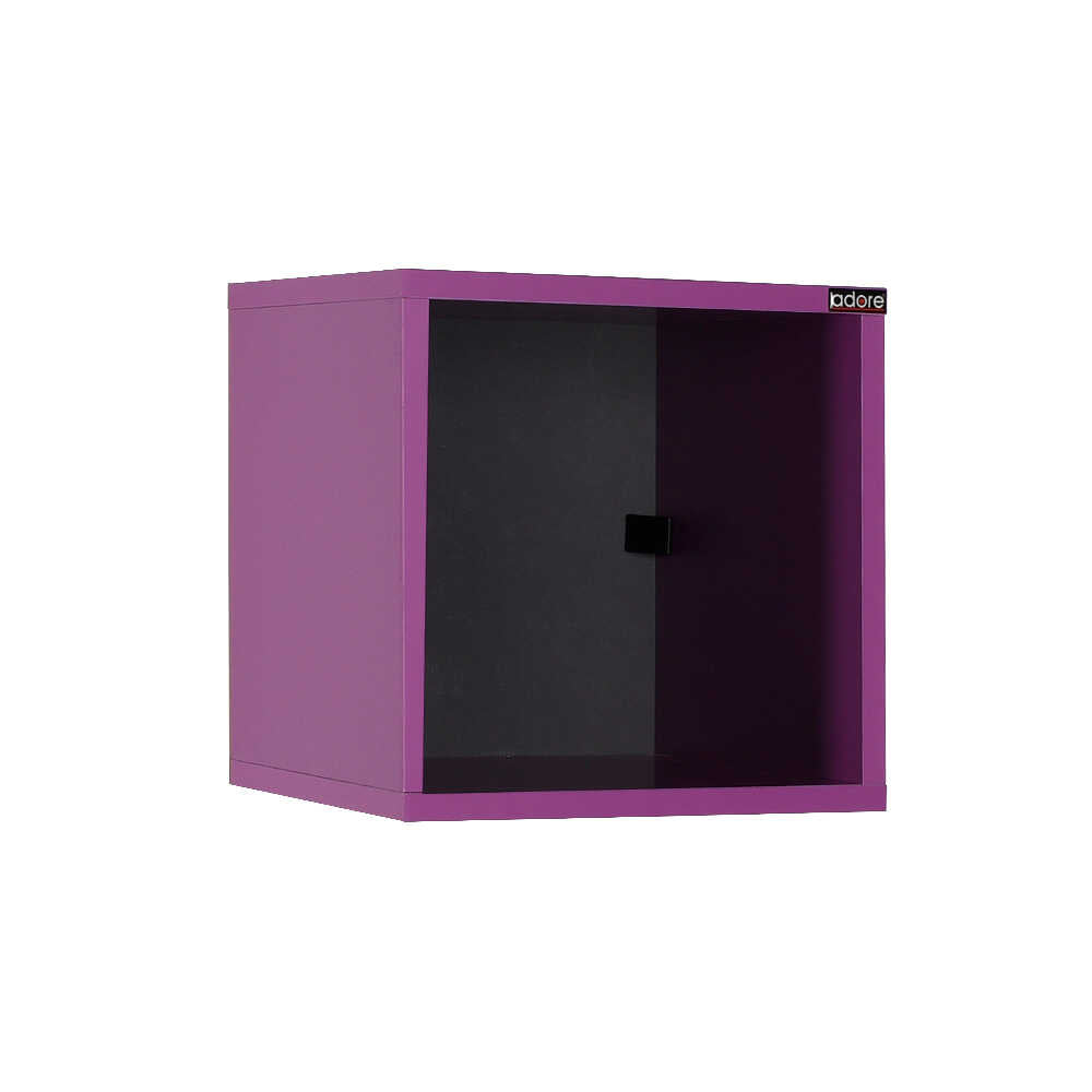 Raft de perete RAF-033-DD-1 Home Collection®, 33x33x19 cm - Mov | SKU: RAF-033-DD-1, RAF-033-OO-1, RAF-033-FF-1, RAF-033-UU-1