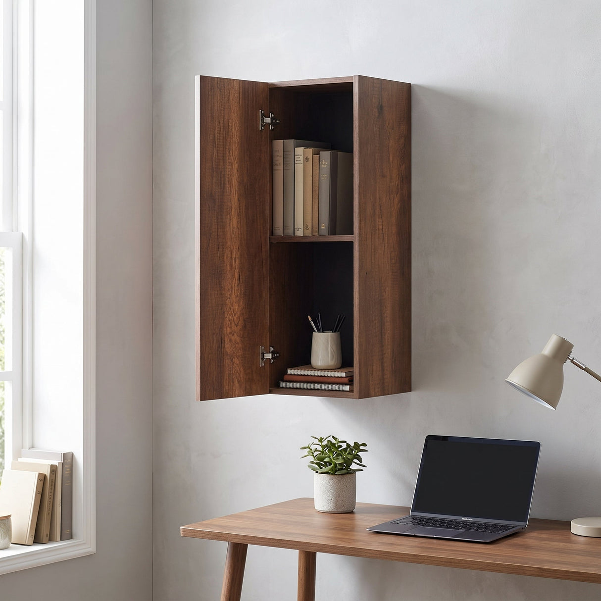 Raft de perete RAF-510-OO-1 Home Collection® Vertical, Nuc, 30x90x26 cm