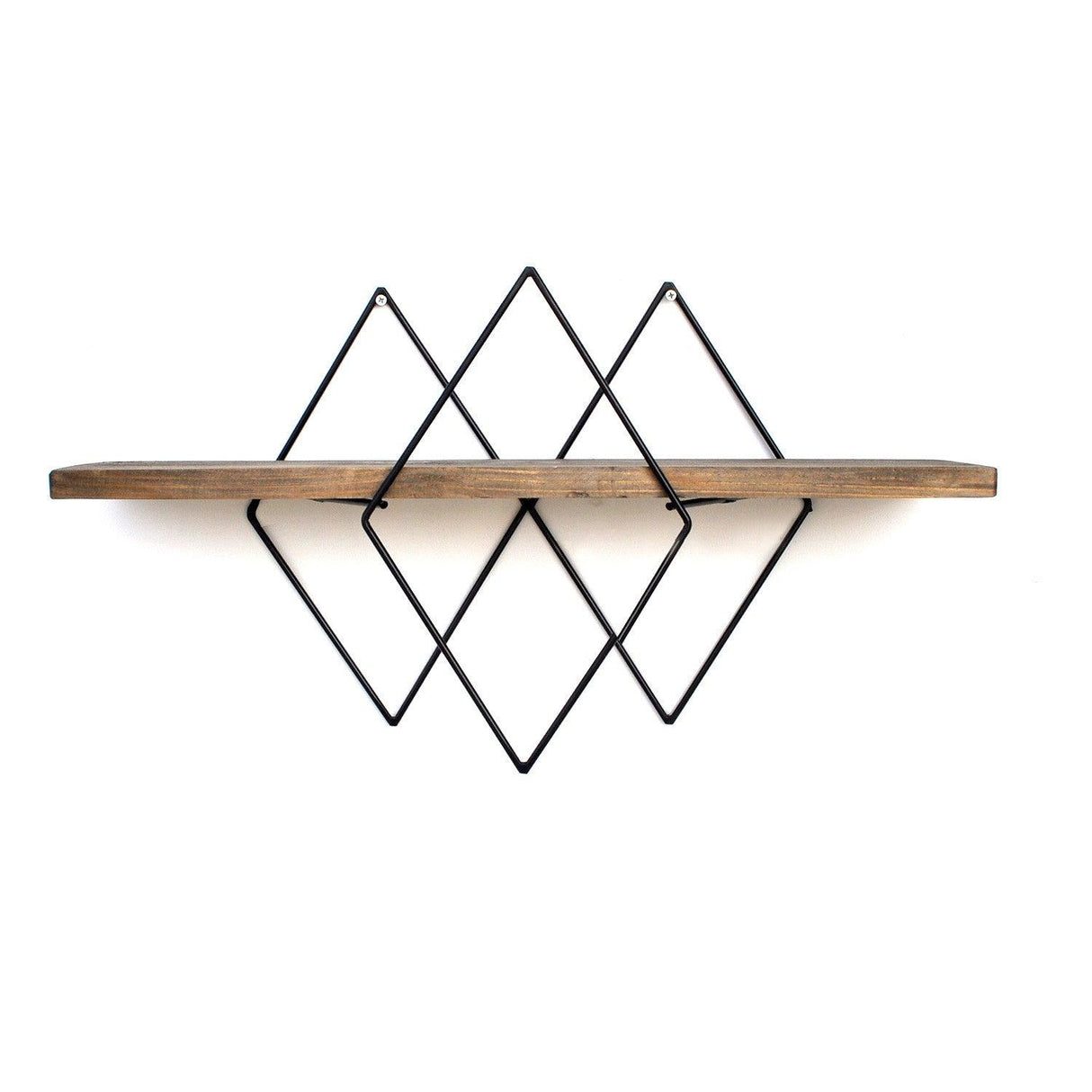 Raft de perete Chelsea, Nuc, 60x36x14 cm