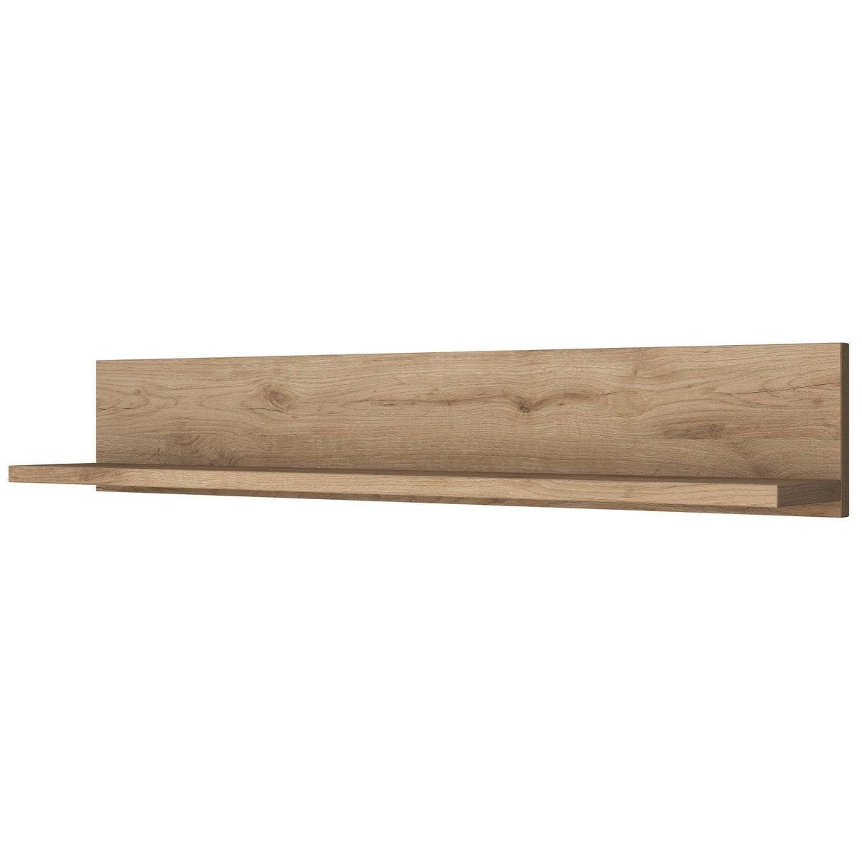 Raft de perete Claudia, Nuc, 90x15x15 cm