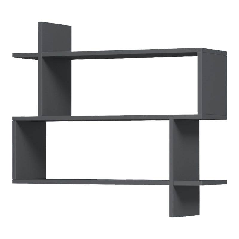 Raft de perete Parallel, Diverse culori, 70x22x66 cm - Antracit