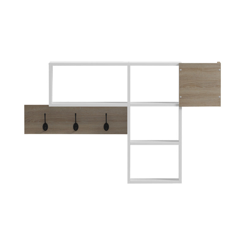 Cuier Wenia, Lemn, 99x15x61 cm - Sonoma-Alb