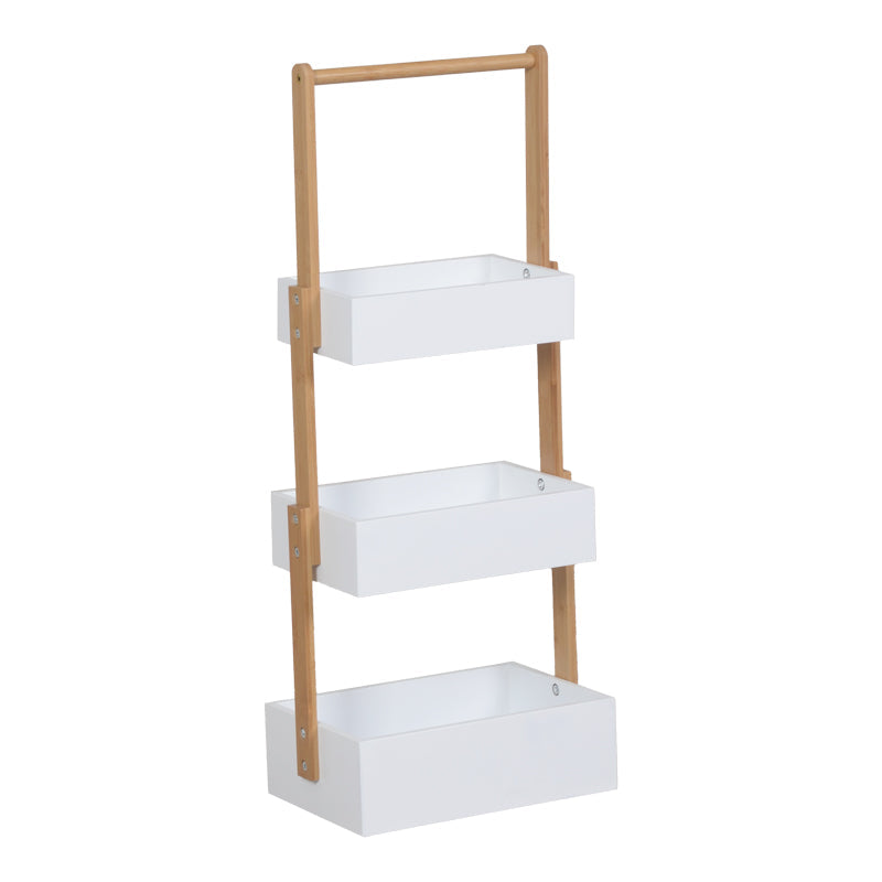 Raft de podea Arvy, Bambus, 32x20x76 cm - Raft de podea Arvy, Bambus, 32x20x76 cm