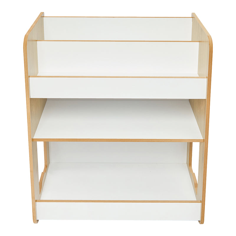 Raft gheona -bianc mdf, Alb - Natural, 57x34x70 cm - Natural