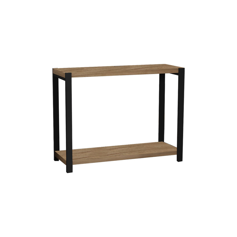 Raft Masa Lerf stejar-metal, negru, 45x17x35 cm - Raft Masa Lerf stejar-metal, negru, 45x17x35 cm
