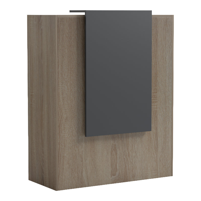 Reception birou Zowel cu LED alb - sonoma, Sonoma - Alb, 90x40x110 cm - Reception birou Zowel cu LED alb - sonoma, Sonoma - Alb, 90x40x110 cm