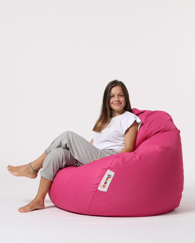 Sac Fotoliu puf, dehusabil, Dirtproof, Interior/exterior, impermeabil, Garden Bean Bag Anelka, 115x130x39 cm - Roz