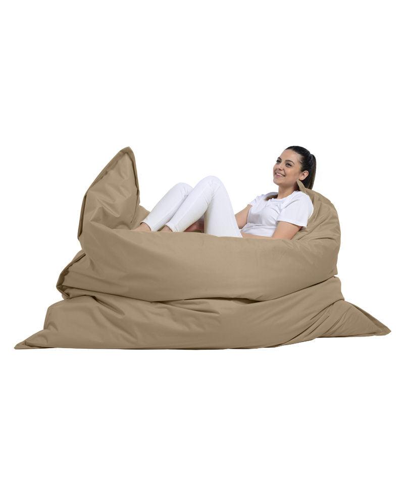 Saltea / Fotoliu Puf, Bean Bag Extra Arda, 180x140x30 cm - Maro