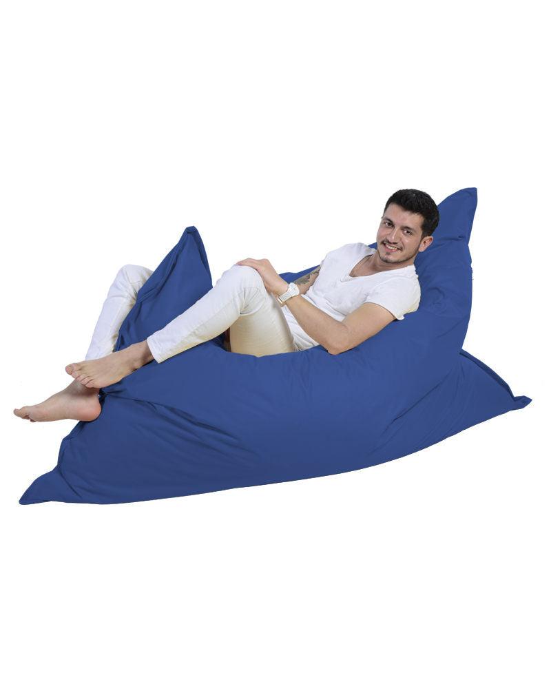 Saltea / Fotoliu Puf, Bean Bag Extra Arda, 180x140x30 cm - Albastru