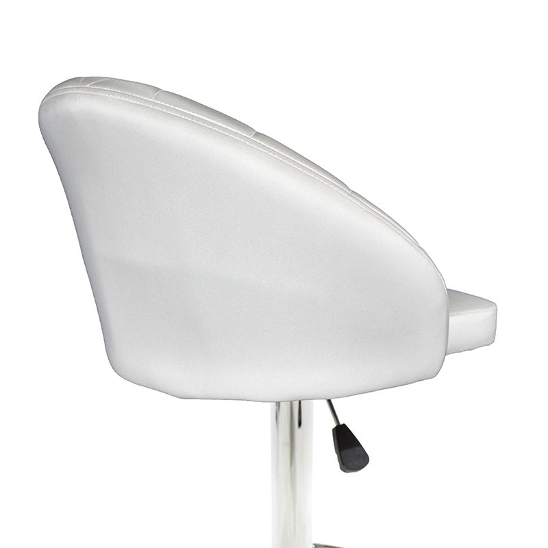 Saun de bar Balina, Alb, 52x53x109 cm