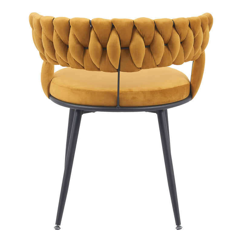 Scaun Alkia, Galben, 60x57x68 cm