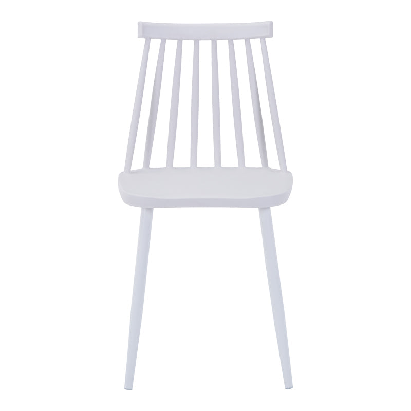 Scaun Aurora I, polipropilena si metal, 43x38x79 cm - Alb