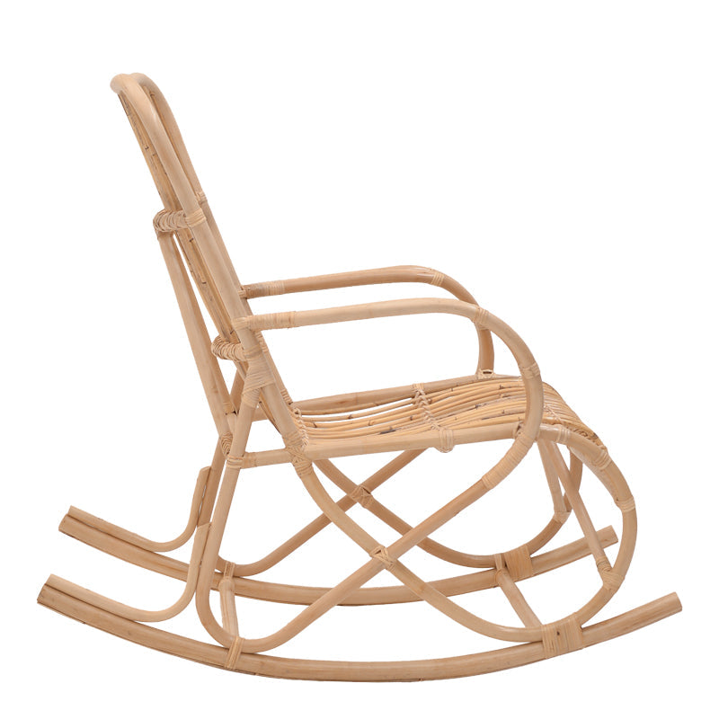 Scaun balansoar Cormeny Natural ratan, 108x71x103 cm