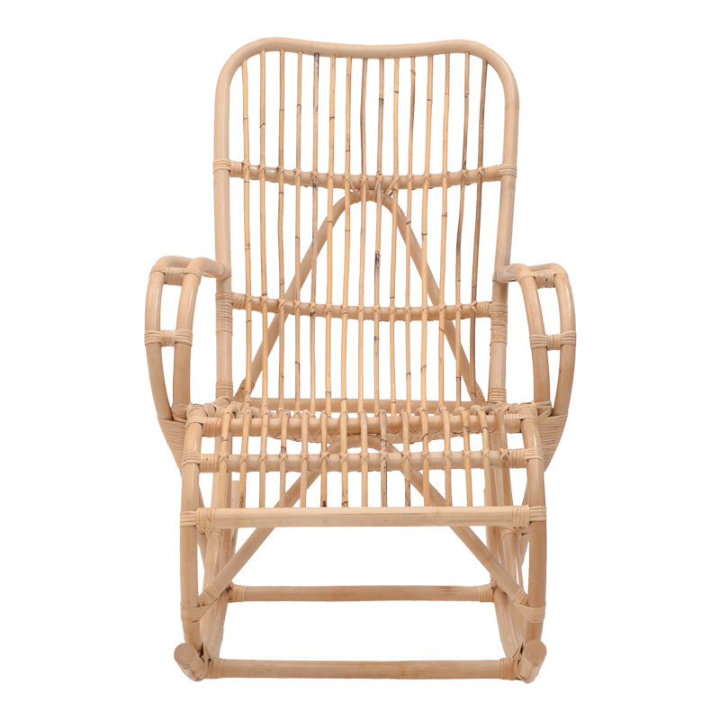 Scaun balansoar Cormeny Natural ratan, 108x71x103 cm