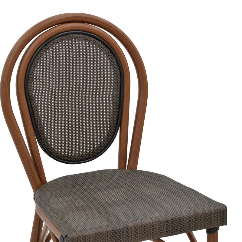 Scaun bar Dezyan, Negru - Maro, 41x54x116 cm - Maro