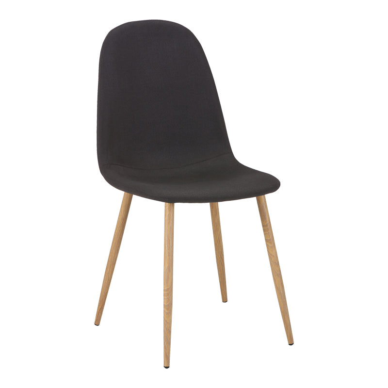 Scaun Bella Gri deschis cu-metal, Natural, 43x52x88 cm - Scaun Bella Gri deschis cu-metal, Natural, 43x52x88 cm