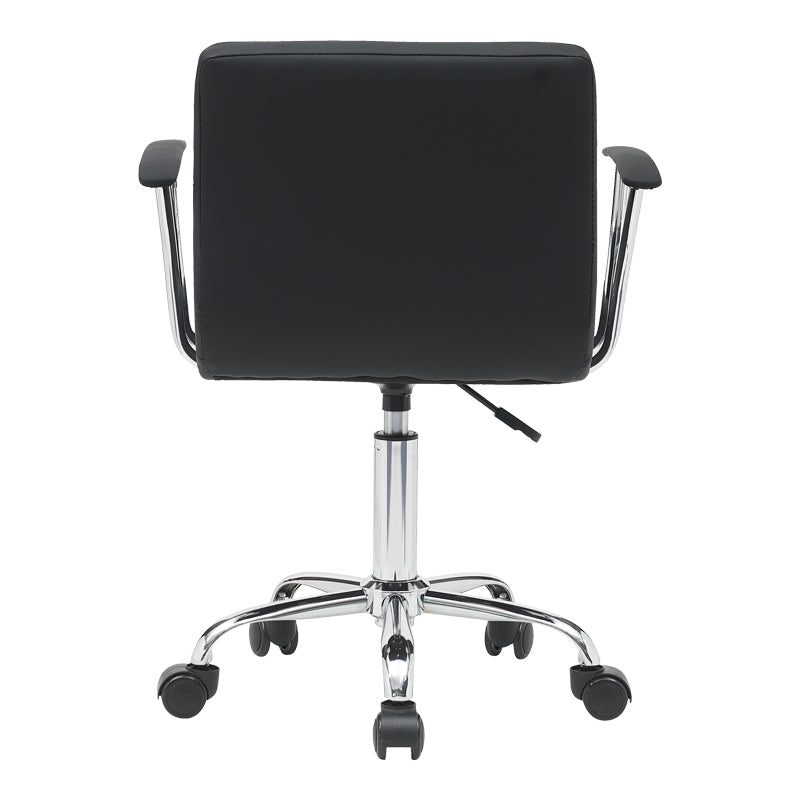 Scaun birou Buleco pu, negru, 56x46x74-86 cm
