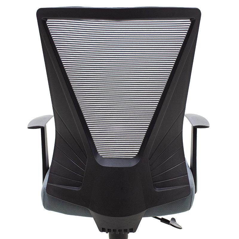 Scaun birou manager Ghost mesh, Gri - Negru, 61x53x93 cm - Gri