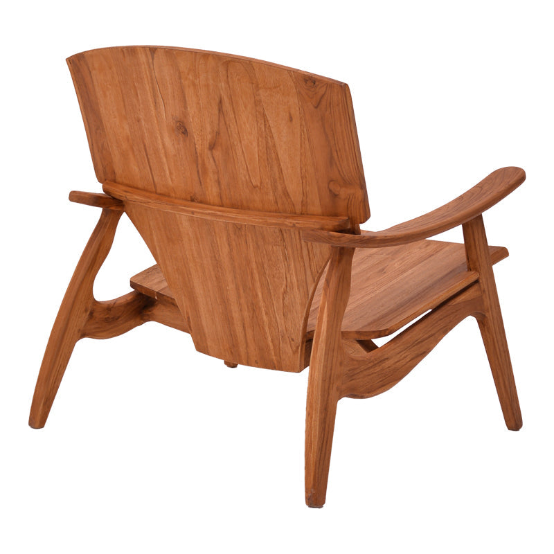 Scaun Brazin lemn de tec, Natural, 72x71x77 cm