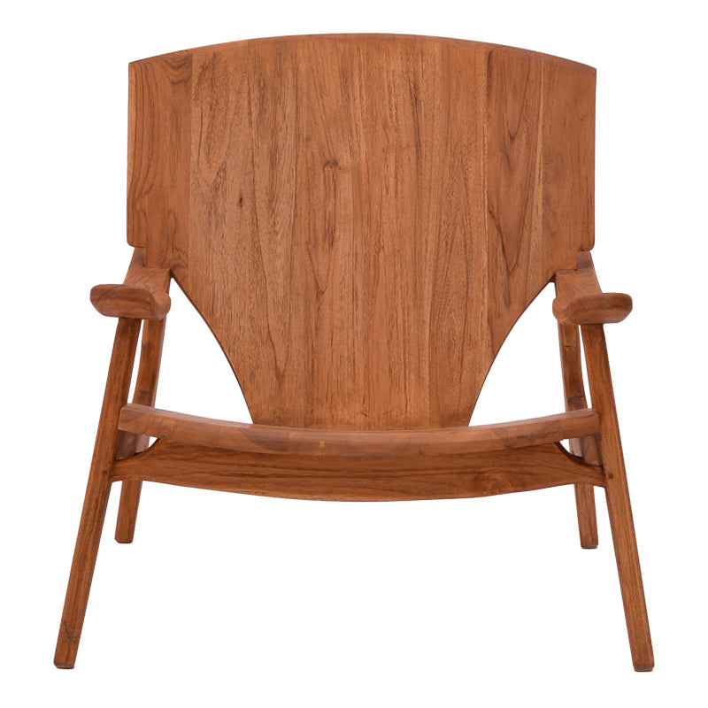 Scaun Brazin lemn de tec, Natural, 72x71x77 cm