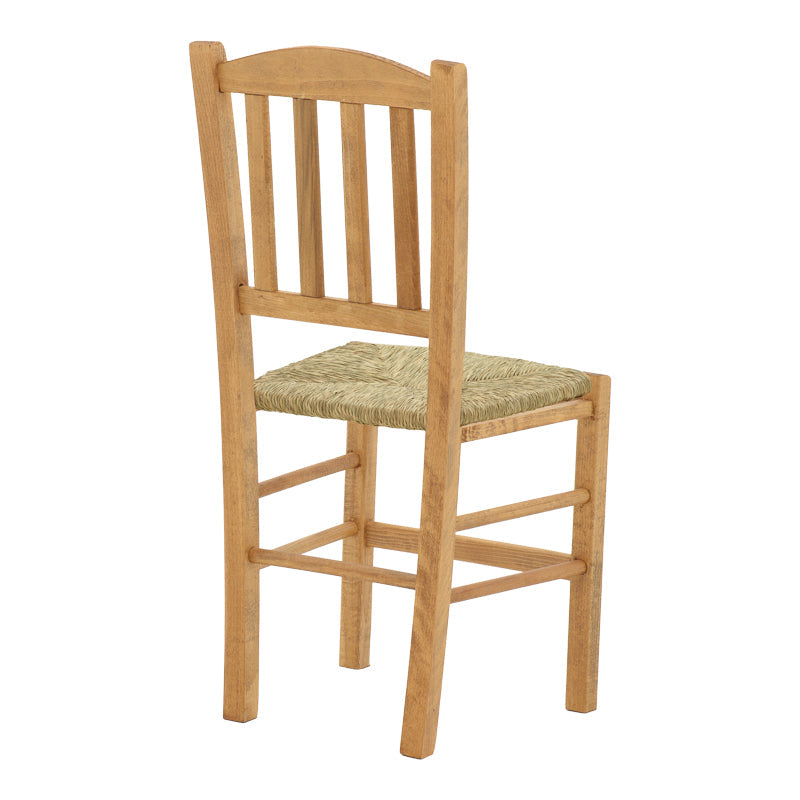 Scaun cafenea cu covoraș Dmnir-Charchie lemn masiv de fag lustruit, nuc, 41x42x92 cm