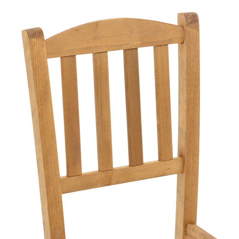 Scaun cafenea Damnir lemn masiv de fag lustruit, nuc, 41x42x92 cm