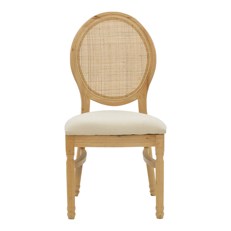 Scaun Canco Natural-ratan, Natural, 50x55x98 cm
