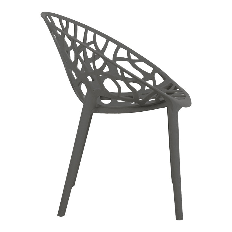 Scaun cu brate Daren, antracit, 59x60x80 cm