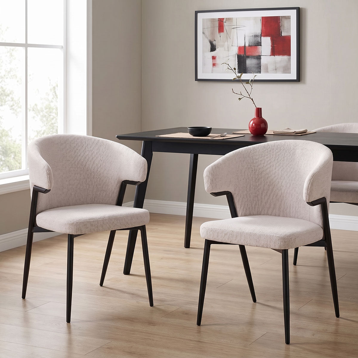Scaun cu brațe Ezande, Diverse culori, 48x55x82 cm - Bej | SKU: 428-000019 | Scaun cu brațe Ezande, 48x55x82 cm, varianta Bej, produs pentru amenajarea locuinței, disponibil online în România la CasaMob