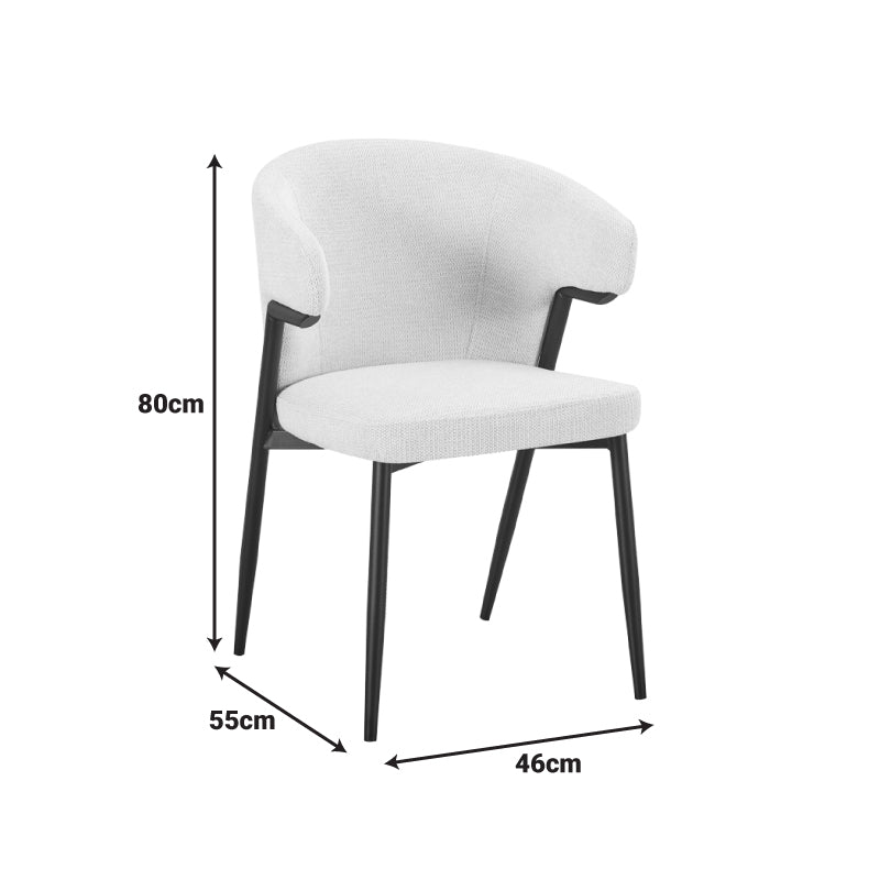 Scaun cu brațe Ezande, Diverse culori, 48x55x82 cm - Bej | SKU: 428-000019 | Scaun cu brațe Ezande, 48x55x82 cm, varianta Bej, produs pentru amenajarea locuinței, disponibil online în România la CasaMob