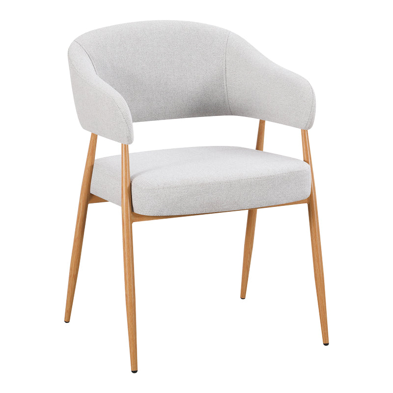 Scaun cu brațe Filonda, picioare natur, Diverse culori, 47x58x79 cm - Gri | SKU: 428-000005 | Scaun cu brațe Filonda, picioare natur, 47x58x79 cm, varianta Gri, produs pentru amenajarea locuinței, disponibil online în România la CasaMob