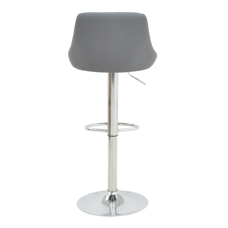 Scaun de bar reglabil pe inaltime Boronez, Diverse culori, 47x49x112 cm - Gri