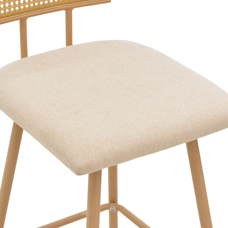 Scaun de bar Camilla I, Bej, 47x58x117 cm