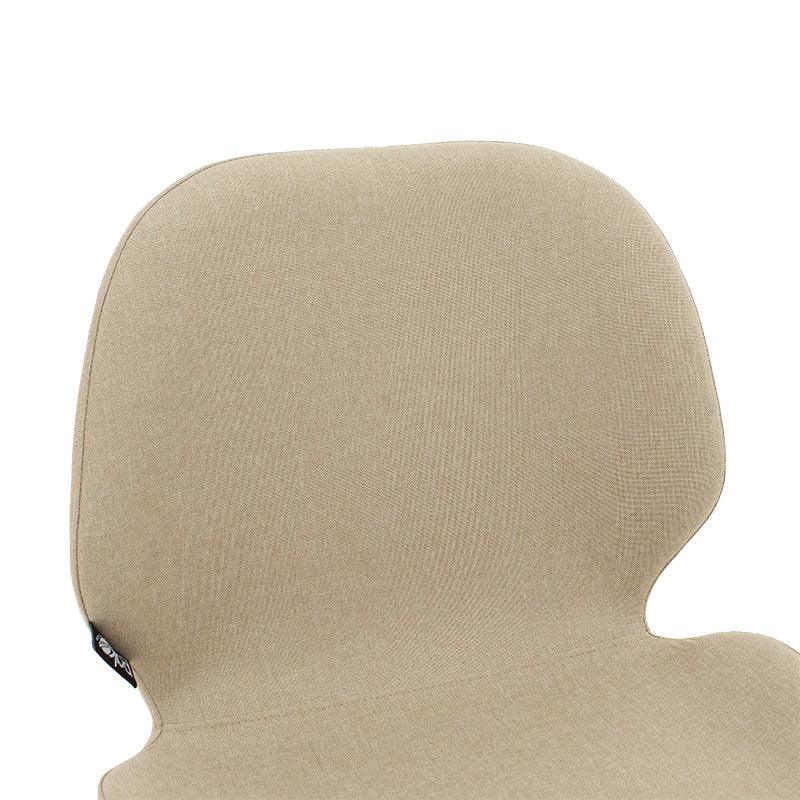 Scaun de bar Impel, Bej - Gri, 61x48x103 cm - Bej