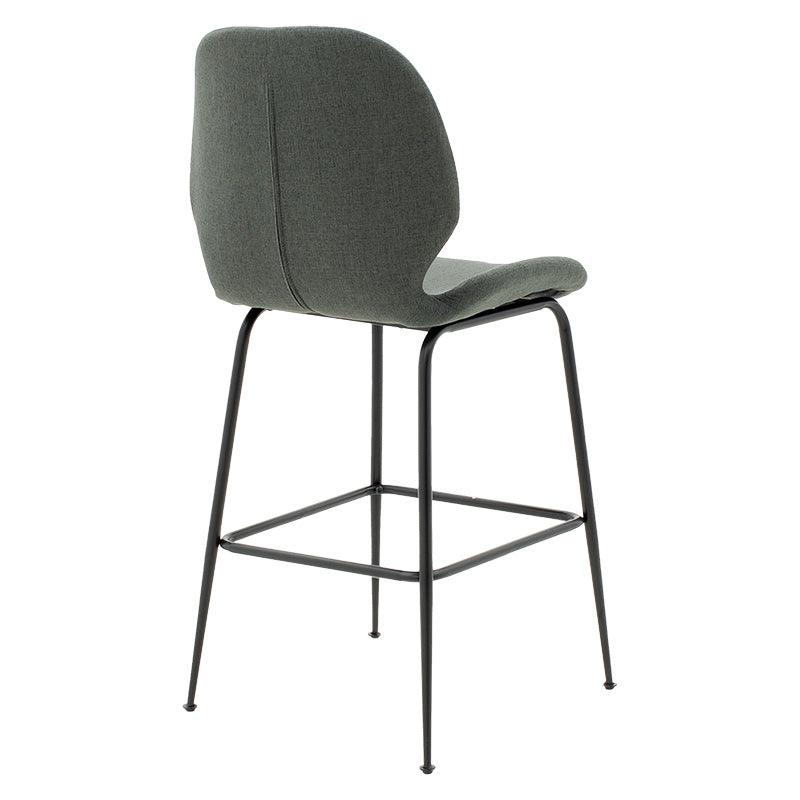 Scaun de bar Impel, Bej - Gri, 61x48x103 cm - Gri