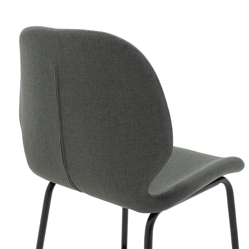Scaun de bar Impel, Bej - Gri, 61x48x103 cm - Gri