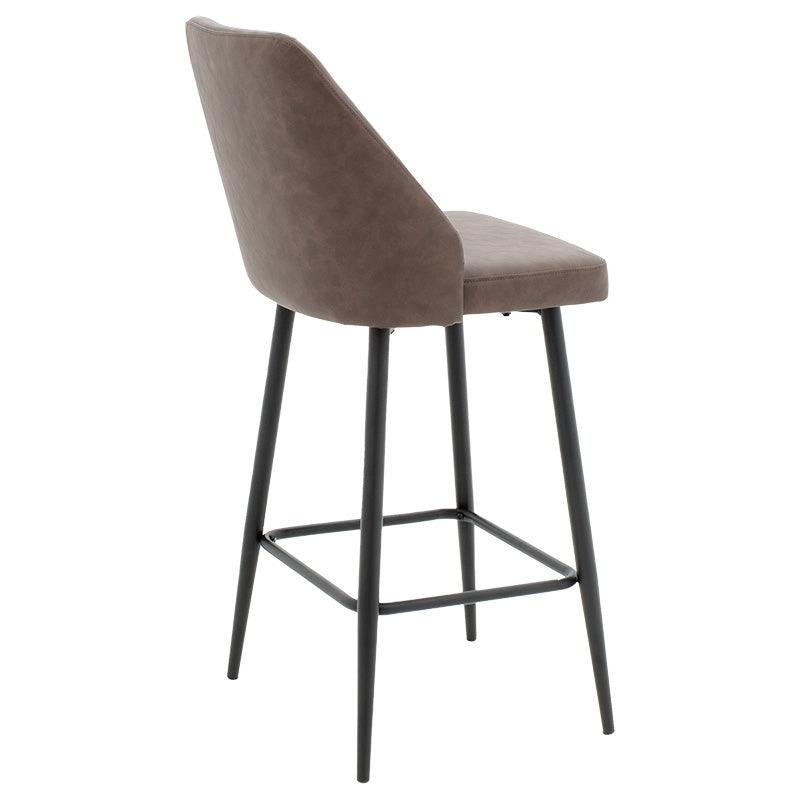 Scaun de bar Inflame, Antracit, 55x48x107 cm