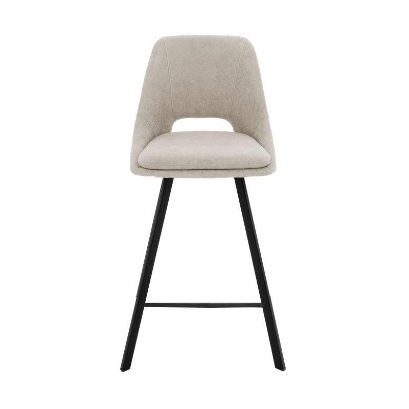 Scaun de bar Initiate, Crem - Bej, 48x56x98 cm - Crem