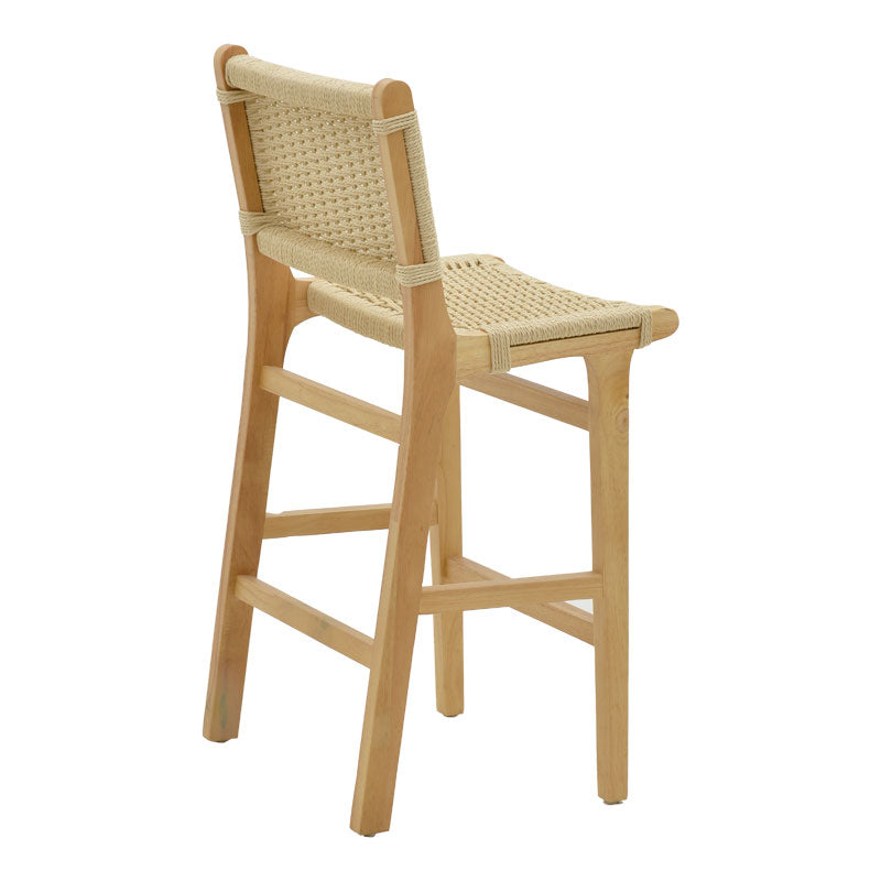 Scaun de bar Julien, lemn, Natural, 45x46x95 cm